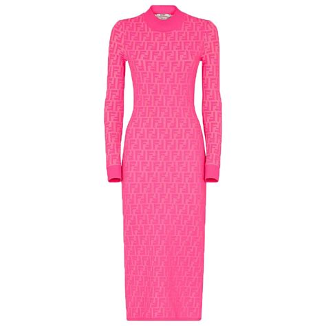 fendi pink dress